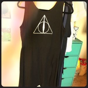 Harry Potter Deathly Hallows Skater Dress (XL)